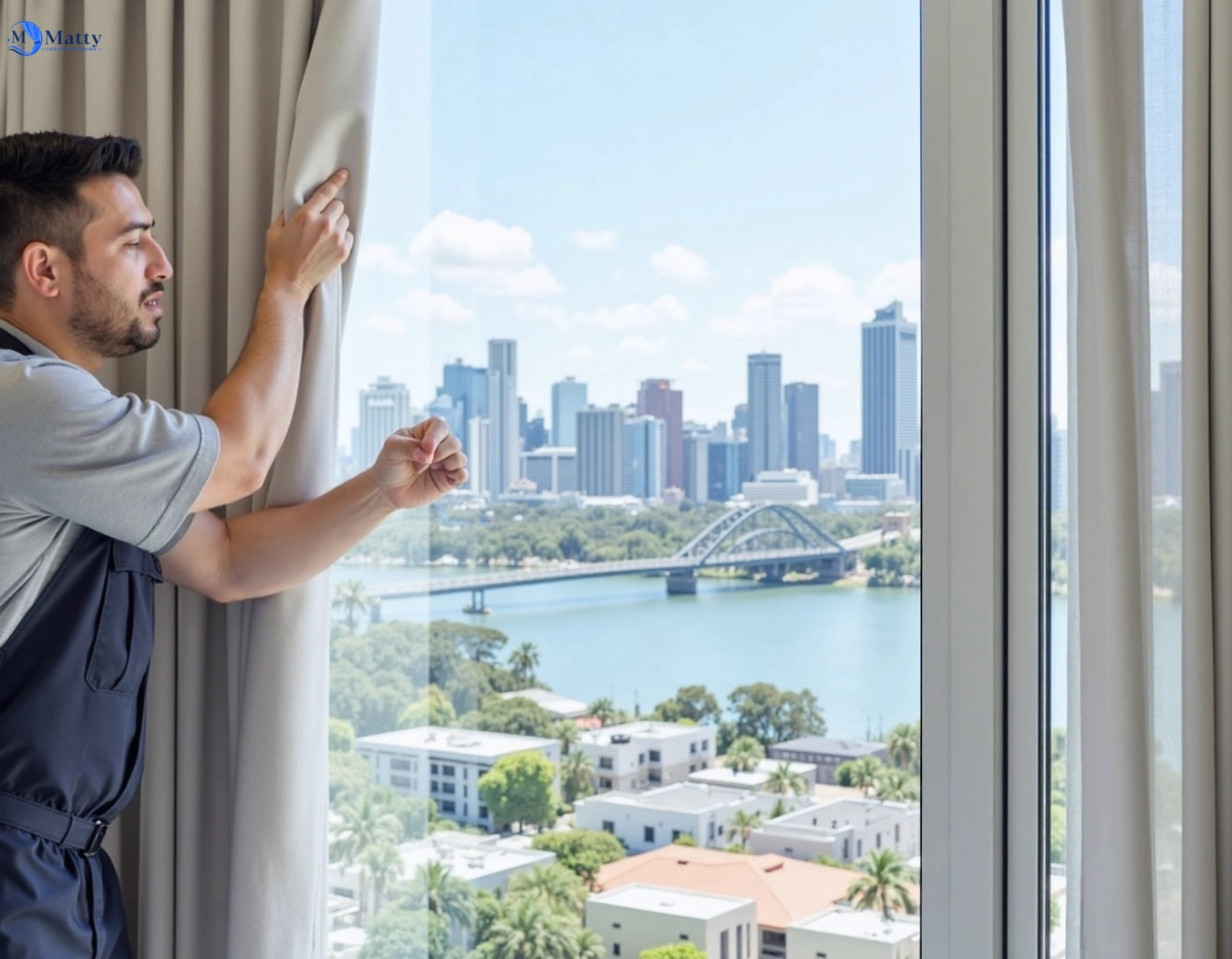 Professional curtain steam cleaning service cammeray-nsw QLD by Matty Curtain Cleaning